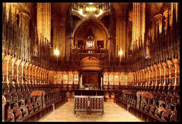 Interno Cattedrale Barcelona