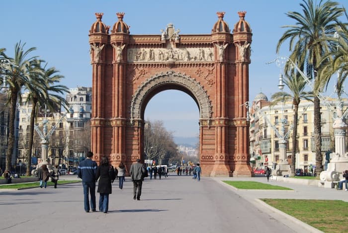 Arco di trionfo di Barcellona