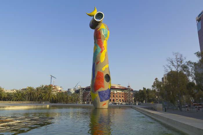 Donna uccello di Mirò