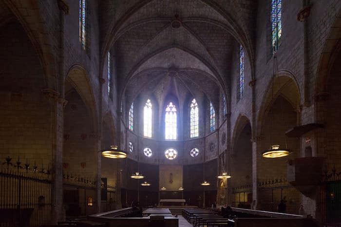 Interno della chiesa del monastero di Pedralbes