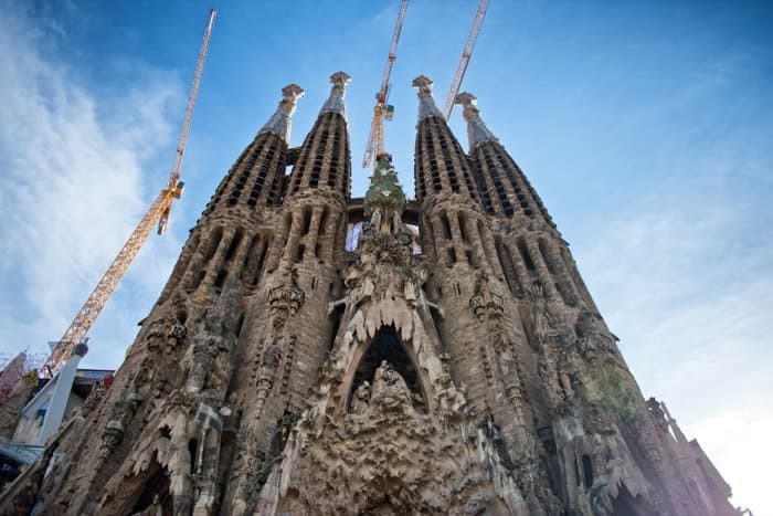 Facciata della Natività Della Sagrada Familia
