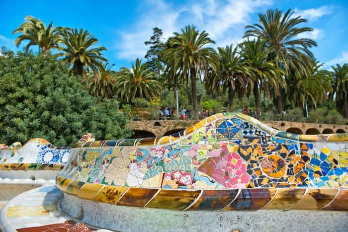 Terrazza nel Parc Guell
