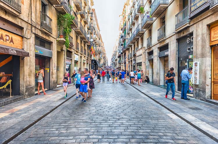 Itinerario del Quartiere Gotico di Barcellona